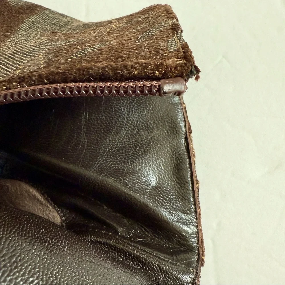 Vero Cuoio Brown Ankle Boots with Textured Finish women size eu36